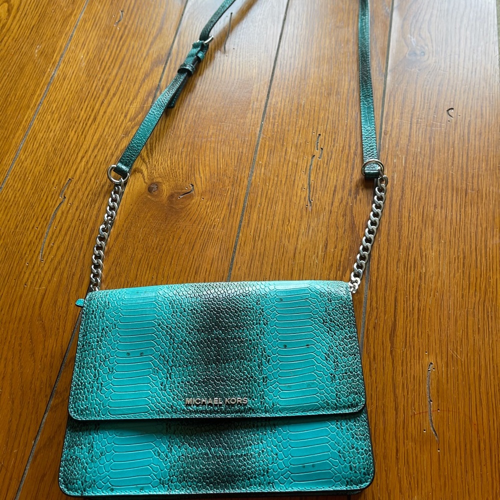 Michael Kors clutch or shoulder purse.